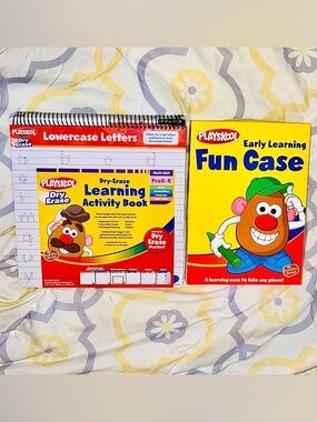 Playskool Mr Potato Head Early Learning Fun Case & Dry Erase Learn to Letter Pad